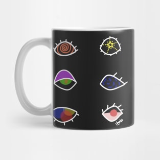 neon eyes Mug